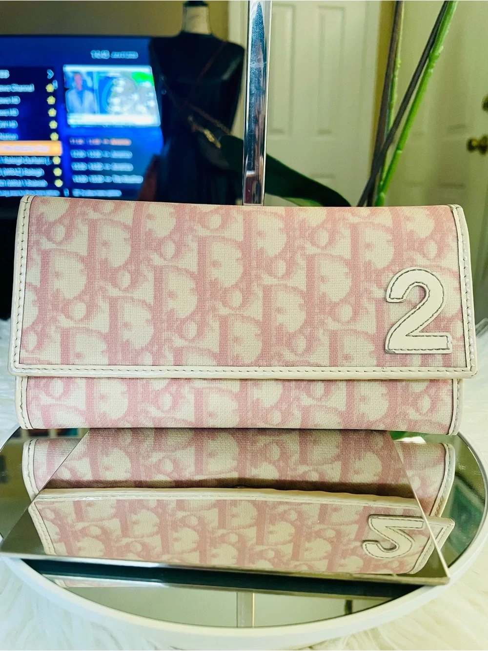 Dior Monogram Canvas Wallet